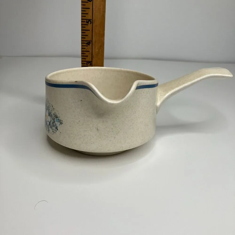 Vintage Lenox Temperware Dewdrops Pattern 16 oz Gravy Boat